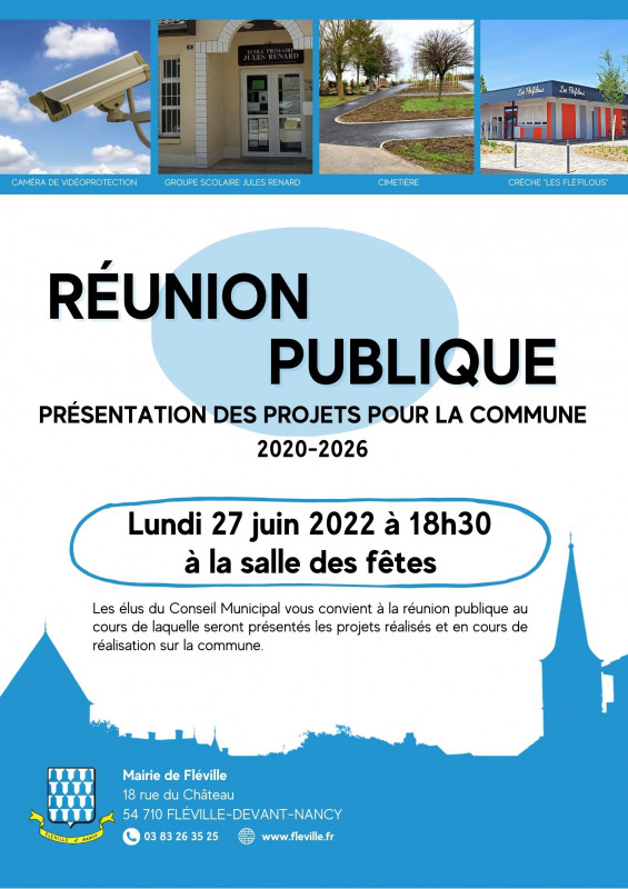 
Réunion publique - 27 juin 2022