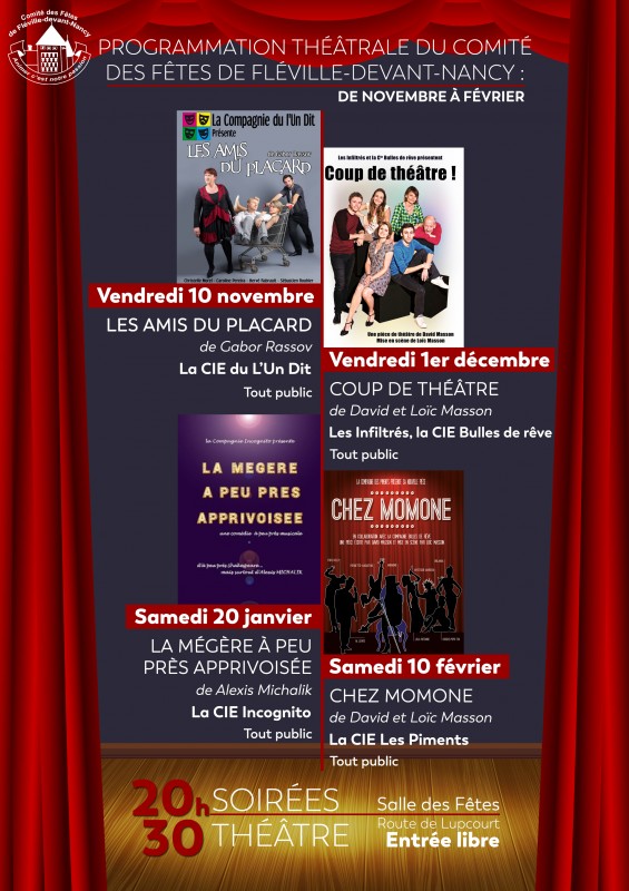 
Affiche Théâtre Nov-Dec 2017